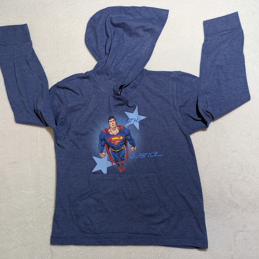 DC Comics Navy Superman Graphic Hoodie